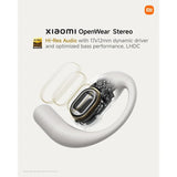 Xiaomi OpenWear Stereo Auriculares Inalámbricos Bluetooth Cancelación de Ruido Gris Cósmico