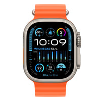 Apple Watch Ultra 2 | GPS + Cellular | 49 mm | Caja Titanio | Correa Ocean Naranja - MREH3TY/A