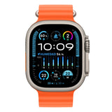 Apple Watch Ultra 2 | GPS + Cellular | 49 mm | Caja Titanio | Correa Ocean Naranja - MREH3TY/A