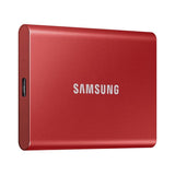 Samsung T7 Disco Duro SSD PCIe NVMe USB 3.2 1TB Rojo