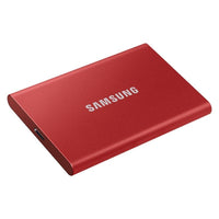 Samsung T7 Disco Duro SSD PCIe NVMe USB 3.2 1TB Rojo