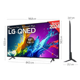 LG 43QNED80T6A 43" QNED UltraHD 4K HDR10 WebOS24 AI ThinQ