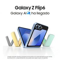 Samsung Galaxy Z Flip6 Plegable con IA Azul - 512GB - 12GB - 5G