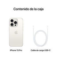 Apple iPhone 15 Pro 1TB Blanco - MTVD3QL/A