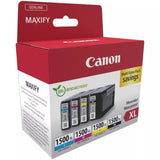 Multipack Canon Pgi-1500 XL- Negro - Cian - Magenta - Amarillo - Para Maxify Mb2050/Mb2350 Original