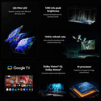 Xiaomi S 2025 65" Smart TV - QD Mini LED UltraHD 4K Google TV