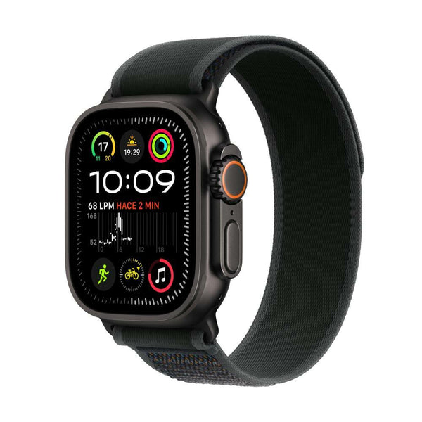 Apple Watch Ultra 2 | GPS + Cellular | 49mm | Caja en Titanio Negro | Correa Loop Trail Negro | Talla S/M - MX4U3TY/A